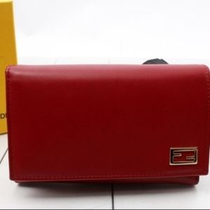 Fendi Folio Leather Wallet